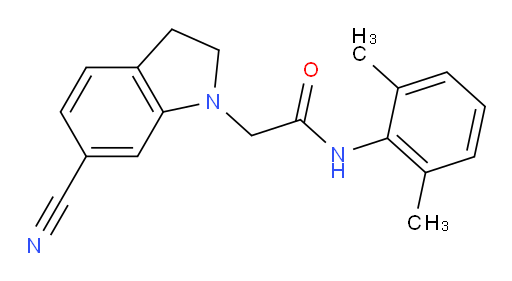 2-(6-cyanoindolin-1-yl)-N-(2,6-dimethylphenyl)acetamide