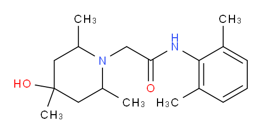 N-(2,6-dimethylphenyl)-2-(4-hydroxy-2,4,6-trimethylpiperidin-1-yl)acetamide