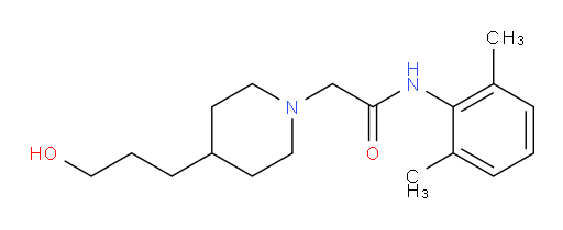 N-(2,6-dimethylphenyl)-2-(4-(3-hydroxypropyl)piperidin-1-yl)acetamide