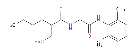 N-(2-((2,6-dimethylphenyl)amino)-2-oxoethyl)-2-ethylhexanamide