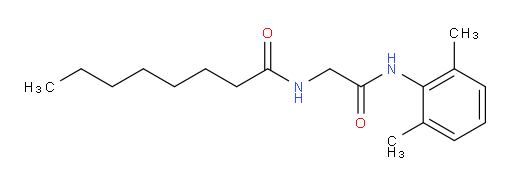 N-(2-((2,6-dimethylphenyl)amino)-2-oxoethyl)octanamide