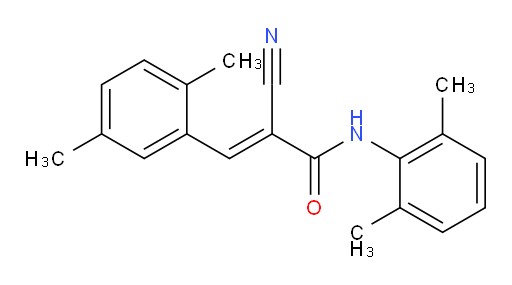 (E)-2-cyano-3-(2,5-dimethylphenyl)-N-(2,6-dimethylphenyl)acrylamide