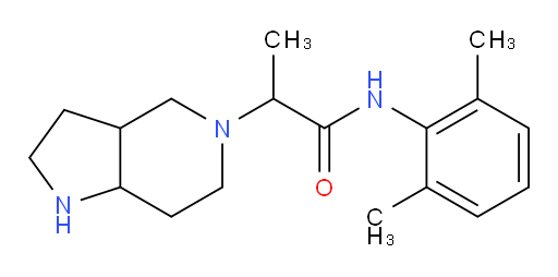 N-(2,6-dimethylphenyl)-2-(hexahydro-1H-pyrrolo[3,2-c]pyridin-5(6H)-yl)propanamide