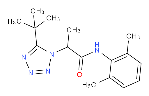 2-(5-(tert-butyl)-1H-tetrazol-1-yl)-N-(2,6-dimethylphenyl)propanamide