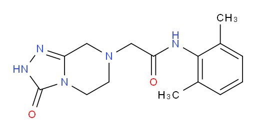 N-(2,6-dimethylphenyl)-2-(3-oxo-2,3,5,6-tetrahydro-[1,2,4]triazolo[4,3-a]pyrazin-7(8H)-yl)acetamide