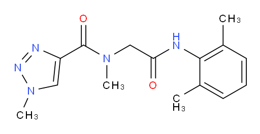 N-(2-((2,6-dimethylphenyl)amino)-2-oxoethyl)-N,1-dimethyl-1H-1,2,3-triazole-4-carboxamide