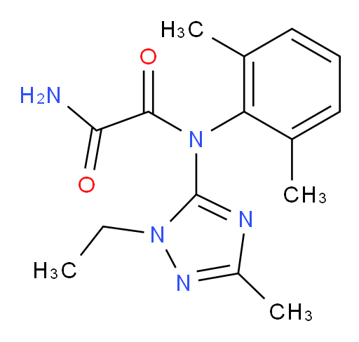 N1-(2,6-dimethylphenyl)-N1-(1-ethyl-3-methyl-1H-1,2,4-triazol-5-yl)oxalamide