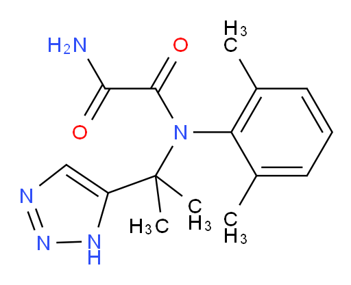 N1-(2-(1H-1,2,3-triazol-5-yl)propan-2-yl)-N1-(2,6-dimethylphenyl)oxalamide