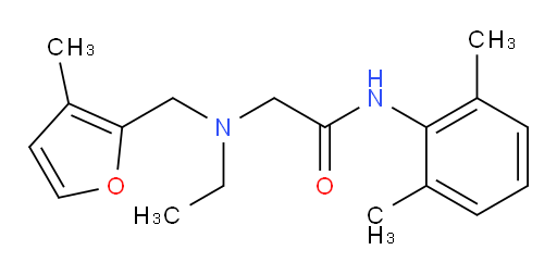 N-(2,6-dimethylphenyl)-2-(ethyl((3-methylfuran-2-yl)methyl)amino)acetamide