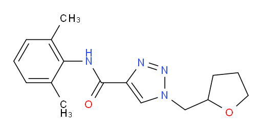 N-(2,6-dimethylphenyl)-1-((tetrahydrofuran-2-yl)methyl)-1H-1,2,3-triazole-4-carboxamide
