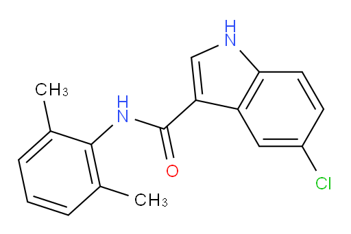 5-chloro-N-(2,6-dimethylphenyl)-1H-indole-3-carboxamide