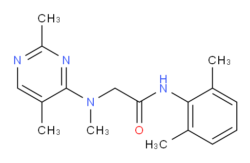N-(2,6-dimethylphenyl)-2-((2,5-dimethylpyrimidin-4-yl)(methyl)amino)acetamide