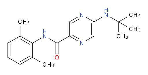 5-(tert-butylamino)-N-(2,6-dimethylphenyl)pyrazine-2-carboxamide