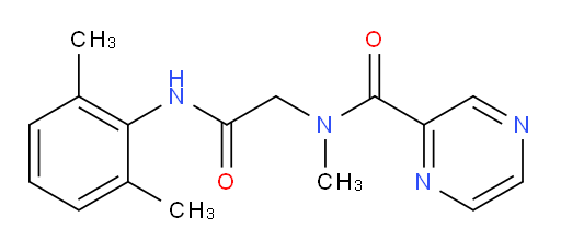 N-(2-((2,6-dimethylphenyl)amino)-2-oxoethyl)-N-methylpyrazine-2-carboxamide