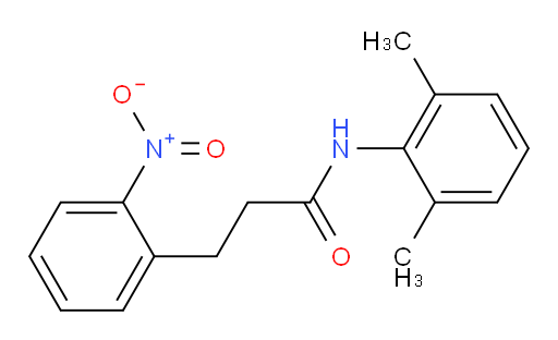 N-(2,6-dimethylphenyl)-3-(2-nitrophenyl)propanamide