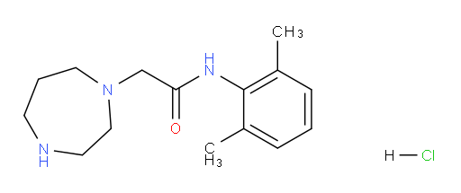 2-(1,4-diazepan-1-yl)-N-(2,6-dimethylphenyl)acetamide hydrochloride