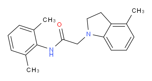 N-(2,6-dimethylphenyl)-2-(4-methylindolin-1-yl)acetamide