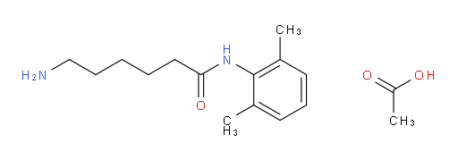6-amino-N-(2,6-dimethylphenyl)hexanamide acetate