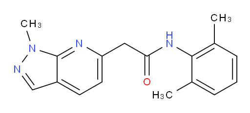 N-(2,6-dimethylphenyl)-2-(1-methyl-1H-pyrazolo[3,4-b]pyridin-6-yl)acetamide