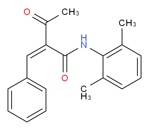 (Z)-2-benzylidene-N-(2,6-dimethylphenyl)-3-oxobutanamide