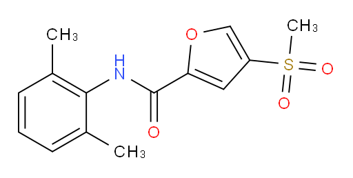 N-(2,6-dimethylphenyl)-4-(methylsulfonyl)furan-2-carboxamide