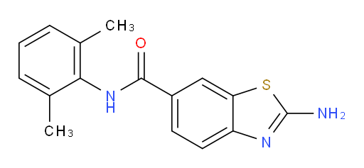 2-amino-N-(2,6-dimethylphenyl)benzo[d]thiazole-6-carboxamide