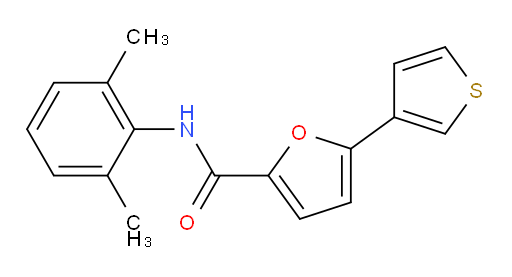 N-(2,6-dimethylphenyl)-5-(thiophen-3-yl)furan-2-carboxamide