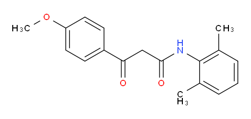 N-(2,6-dimethylphenyl)-3-(4-methoxyphenyl)-3-oxopropanamide