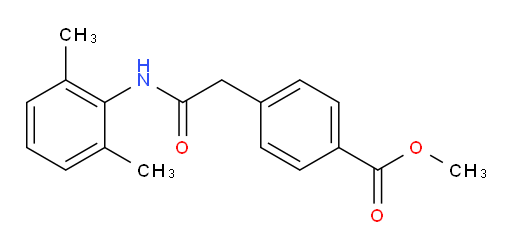 methyl 4-(2-((2,6-dimethylphenyl)amino)-2-oxoethyl)benzoate