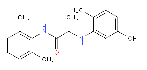 N-(2,6-dimethylphenyl)-2-((2,5-dimethylphenyl)amino)propanamide