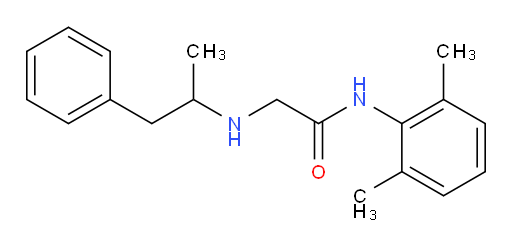 N-(2,6-dimethylphenyl)-2-((1-phenylpropan-2-yl)amino)acetamide