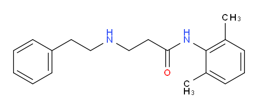 N-(2,6-dimethylphenyl)-3-(phenethylamino)propanamide