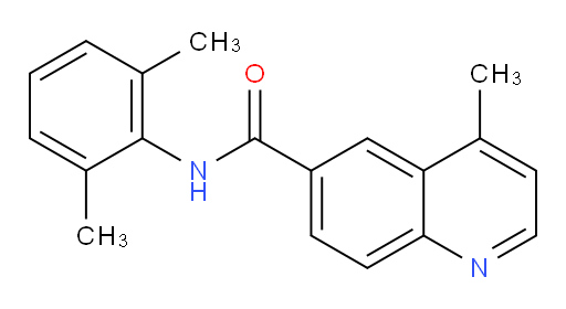 N-(2,6-dimethylphenyl)-4-methylquinoline-6-carboxamide