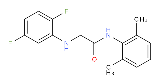 2-((2,5-difluorophenyl)amino)-N-(2,6-dimethylphenyl)acetamide
