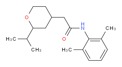 N-(2,6-dimethylphenyl)-2-(2-isopropyltetrahydro-2H-pyran-4-yl)acetamide