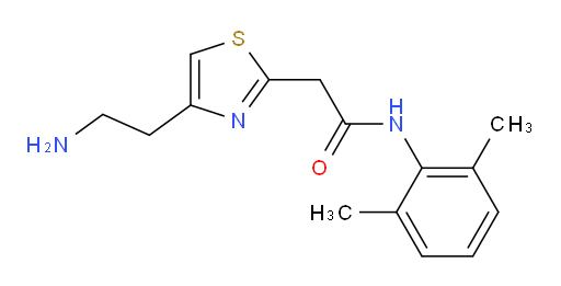 2-(4-(2-aminoethyl)thiazol-2-yl)-N-(2,6-dimethylphenyl)acetamide