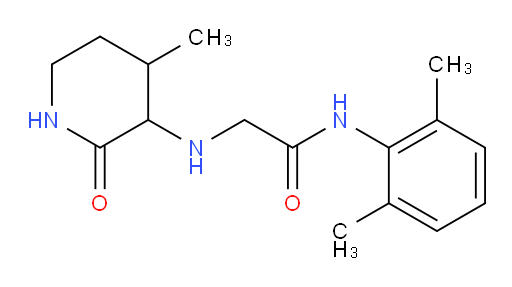 N-(2,6-dimethylphenyl)-2-((4-methyl-2-oxopiperidin-3-yl)amino)acetamide
