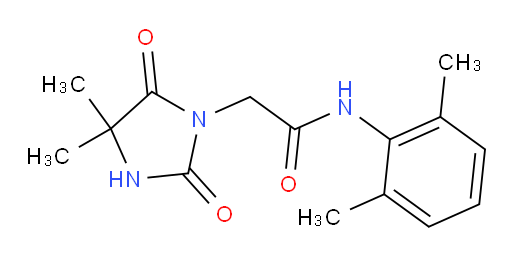 2-(4,4-dimethyl-2,5-dioxoimidazolidin-1-yl)-N-(2,6-dimethylphenyl)acetamide