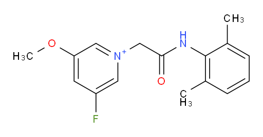 1-(2-((2,6-dimethylphenyl)amino)-2-oxoethyl)-3-fluoro-5-methoxypyridin-1-ium