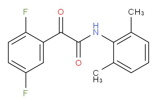 2-(2,5-difluorophenyl)-N-(2,6-dimethylphenyl)-2-oxoacetamide