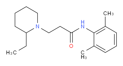 N-(2,6-dimethylphenyl)-3-(2-ethylpiperidin-1-yl)propanamide