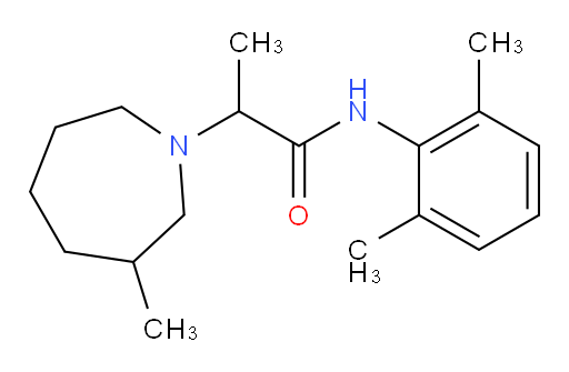 N-(2,6-dimethylphenyl)-2-(3-methylazepan-1-yl)propanamide