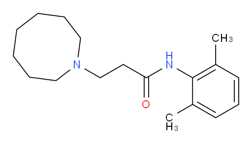 3-(azocan-1-yl)-N-(2,6-dimethylphenyl)propanamide