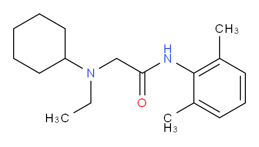 2-(cyclohexyl(ethyl)amino)-N-(2,6-dimethylphenyl)acetamide