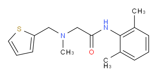 N-(2,6-dimethylphenyl)-2-(methyl(thiophen-2-ylmethyl)amino)acetamide