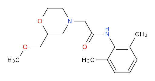 N-(2,6-dimethylphenyl)-2-(2-(methoxymethyl)morpholino)acetamide