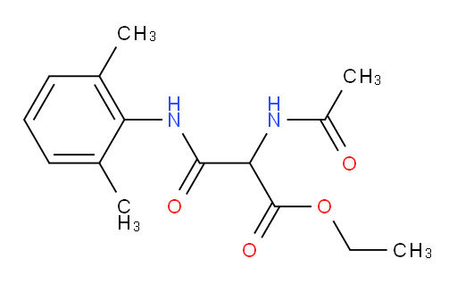 ethyl 2-acetamido-3-((2,6-dimethylphenyl)amino)-3-oxopropanoate