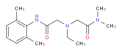 2-((2-((2,6-dimethylphenyl)amino)-2-oxoethyl)(ethyl)amino)-N,N-dimethylacetamide