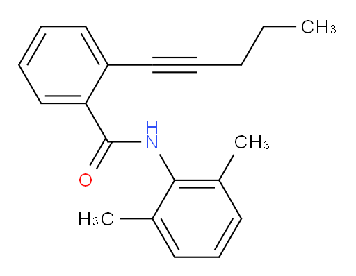 N-(2,6-dimethylphenyl)-2-(pent-1-yn-1-yl)benzamide
