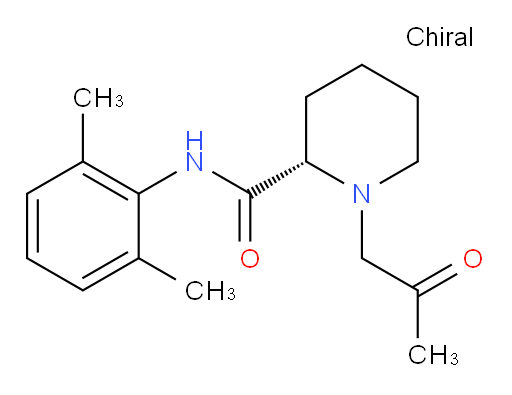 (S)-N-(2,6-dimethylphenyl)-1-(2-oxopropyl)piperidine-2-carboxamide